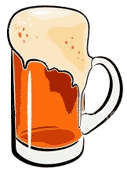 big frothy mug of beer