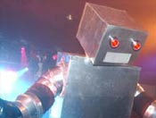 The Dancing Robot. This guy burned up the dancefloor like no other robot!
