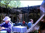 The Patio at the Black Forest German Restaurant, one of the most beautiful patios in the city.