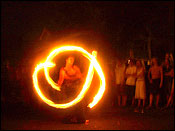 Some fire spinning done near the end of the festival by Illumination fire troupe