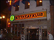 outside the Kitty Cat Klub.
